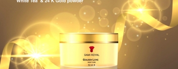 NIGHT CARE WITH WHITE TEA & 24K GOLD POWDER